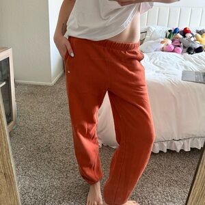 Champion Orange Sweatpants Joggers